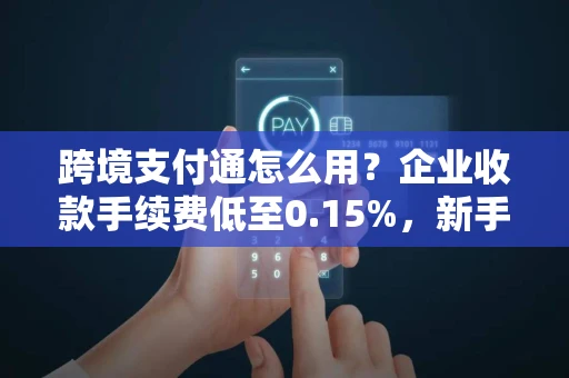 跨境支付通怎么用？企业收款手续费低至0.15%，新手也能轻松上手
