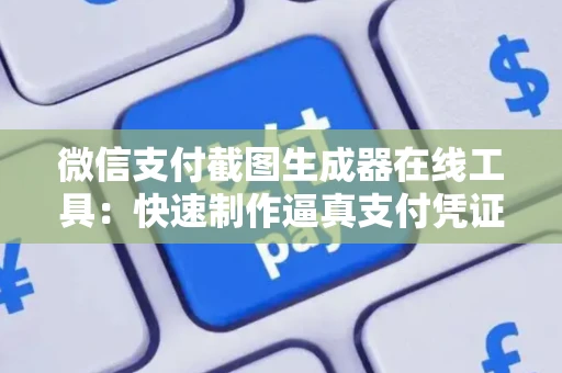 微信支付截图生成器在线工具：快速制作逼真支付凭证，解决退款/报销难题