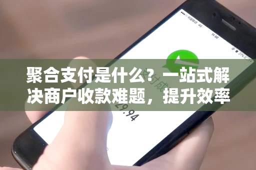 聚合支付是什么？一站式解决商户收款难题，提升效率又安全